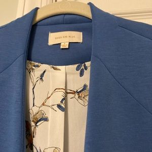 Beautiful Skies are Blue Open-Front Jacket - Small